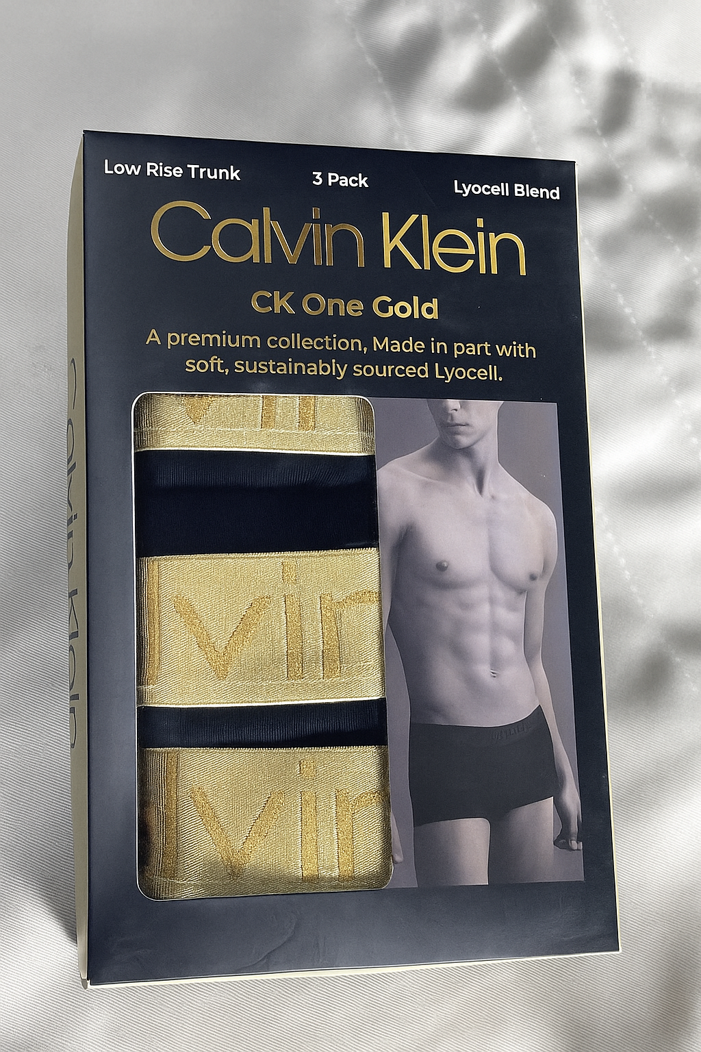 بوكسر Calvin Klein – إصدار الذهبي (Mirror Copy)