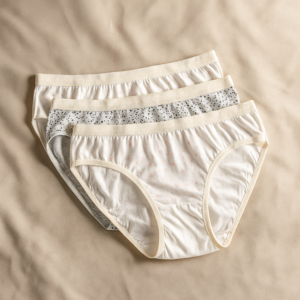 أندروير منقوش بكيني قطن دهب