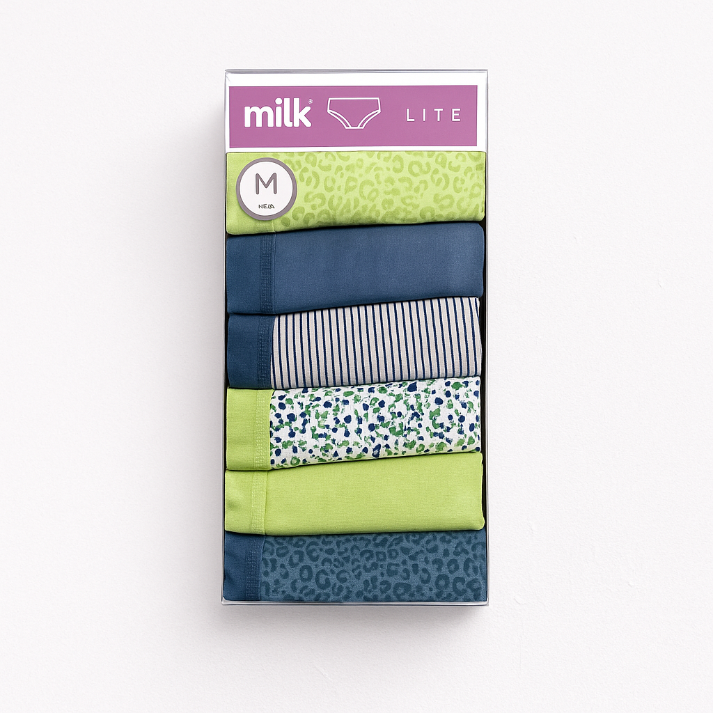 MILK LITE Brief - Pack of 6