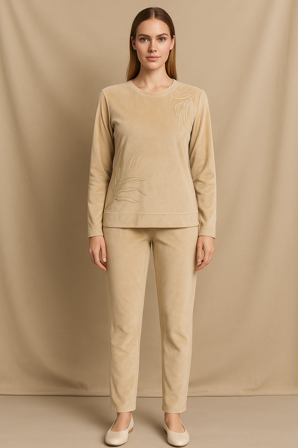 بيجامة شتوي قطيفة