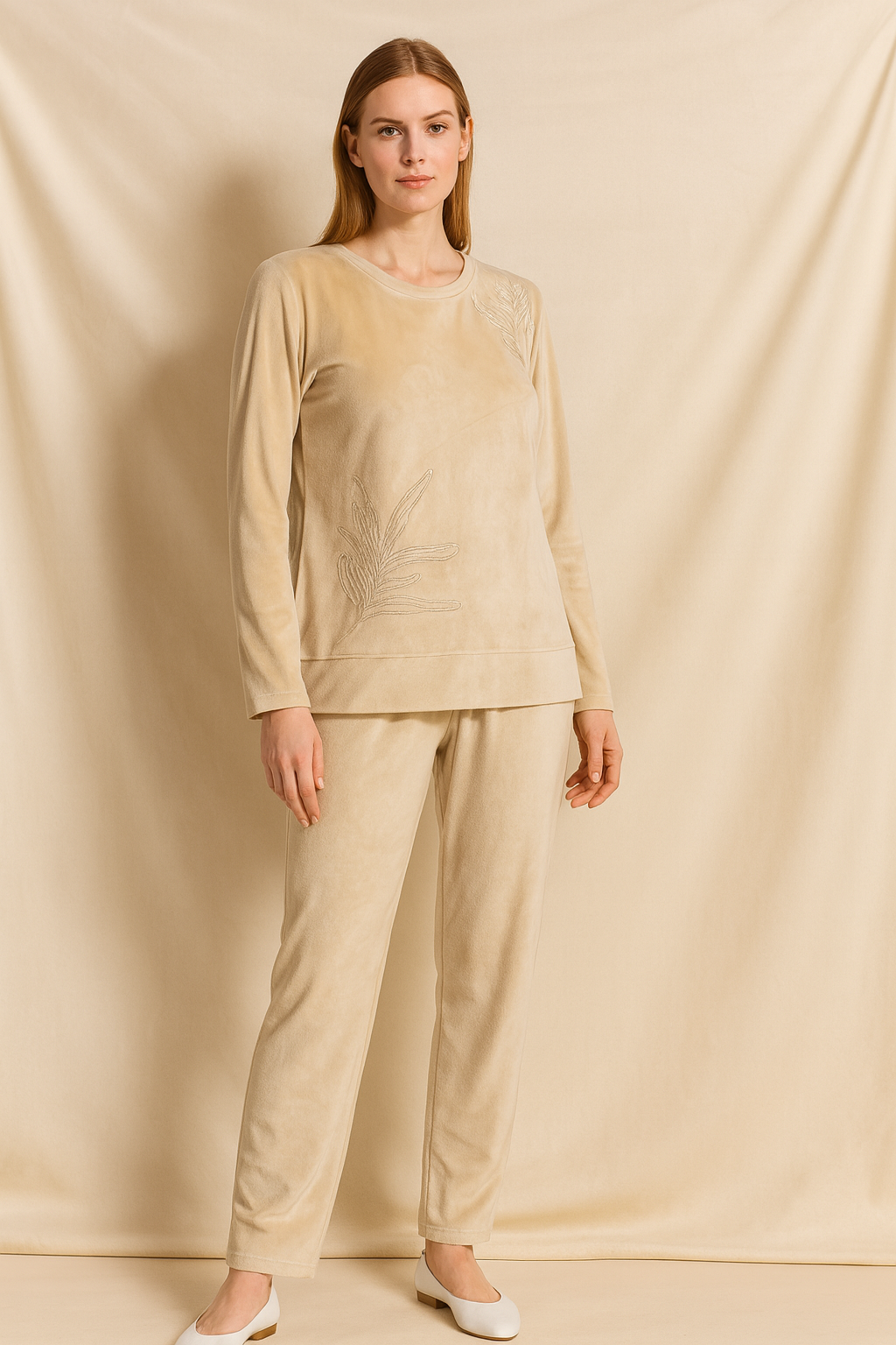 بيجامة شتوي قطيفة