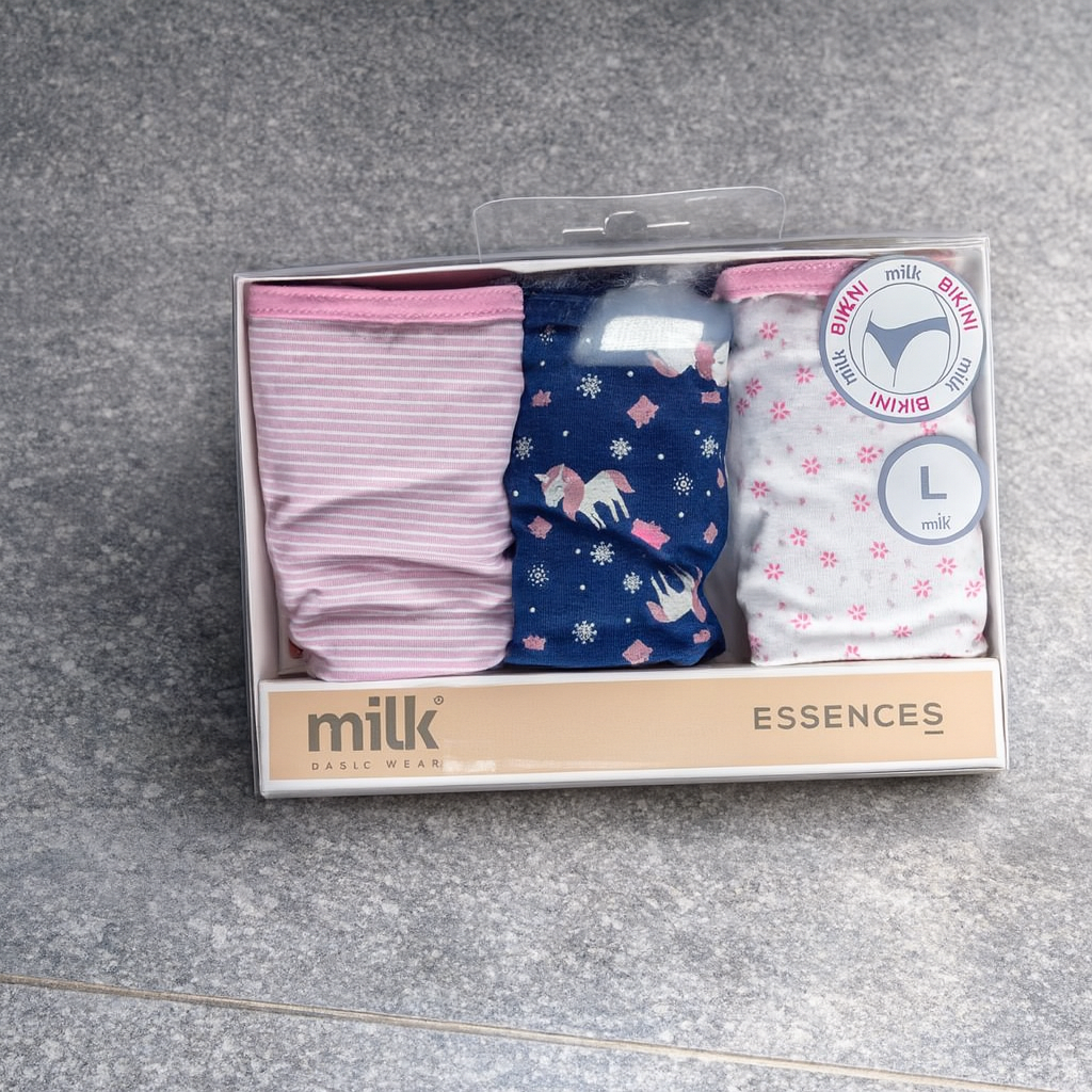 Milk – Women’s bikini Pack of 3