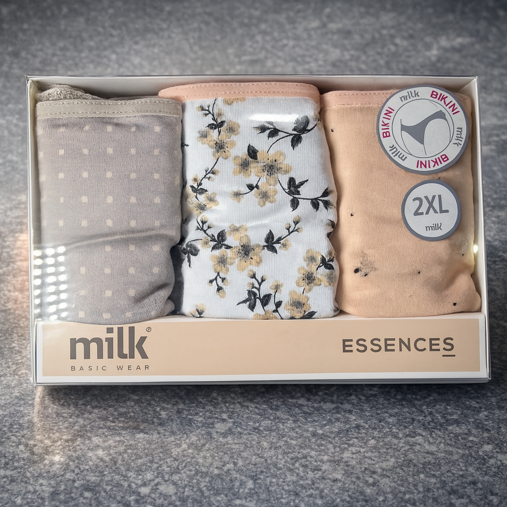 Milk – Women’s bikini Pack of 3