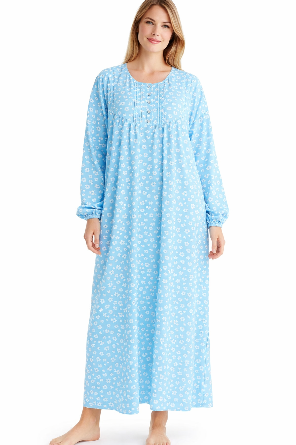 قميص كم طويل قطن