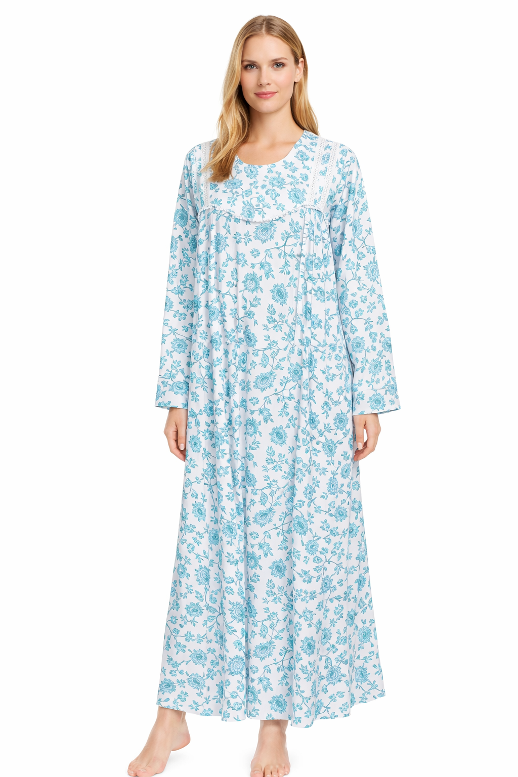 قميص كم طويل قطن