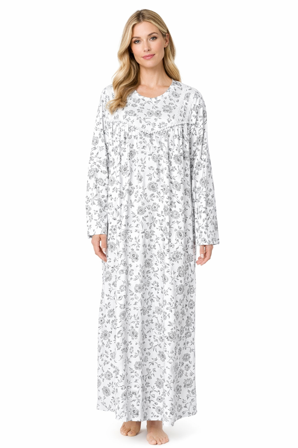 قميص كم طويل قطن