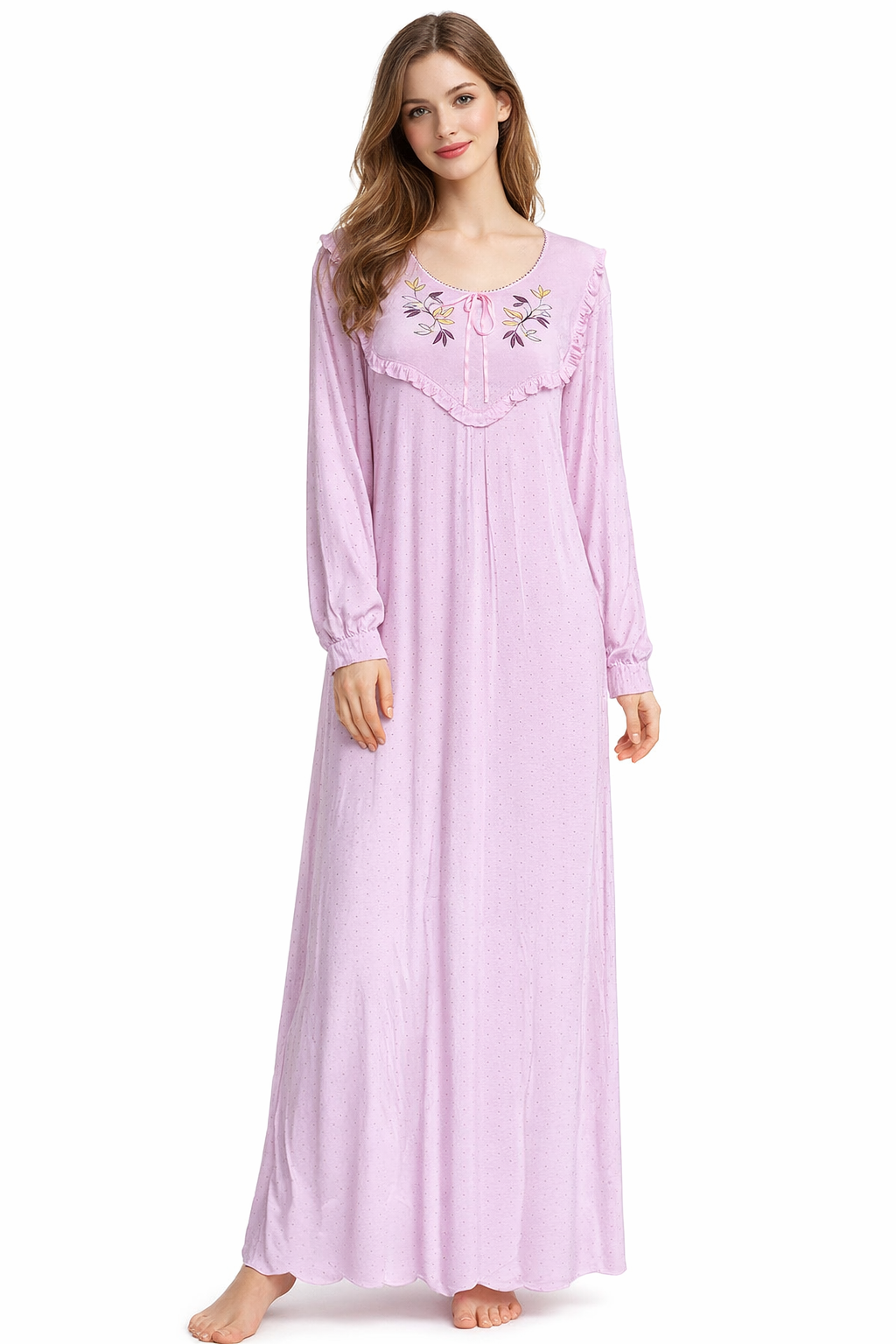 فستان نوم  قطن لايكرا