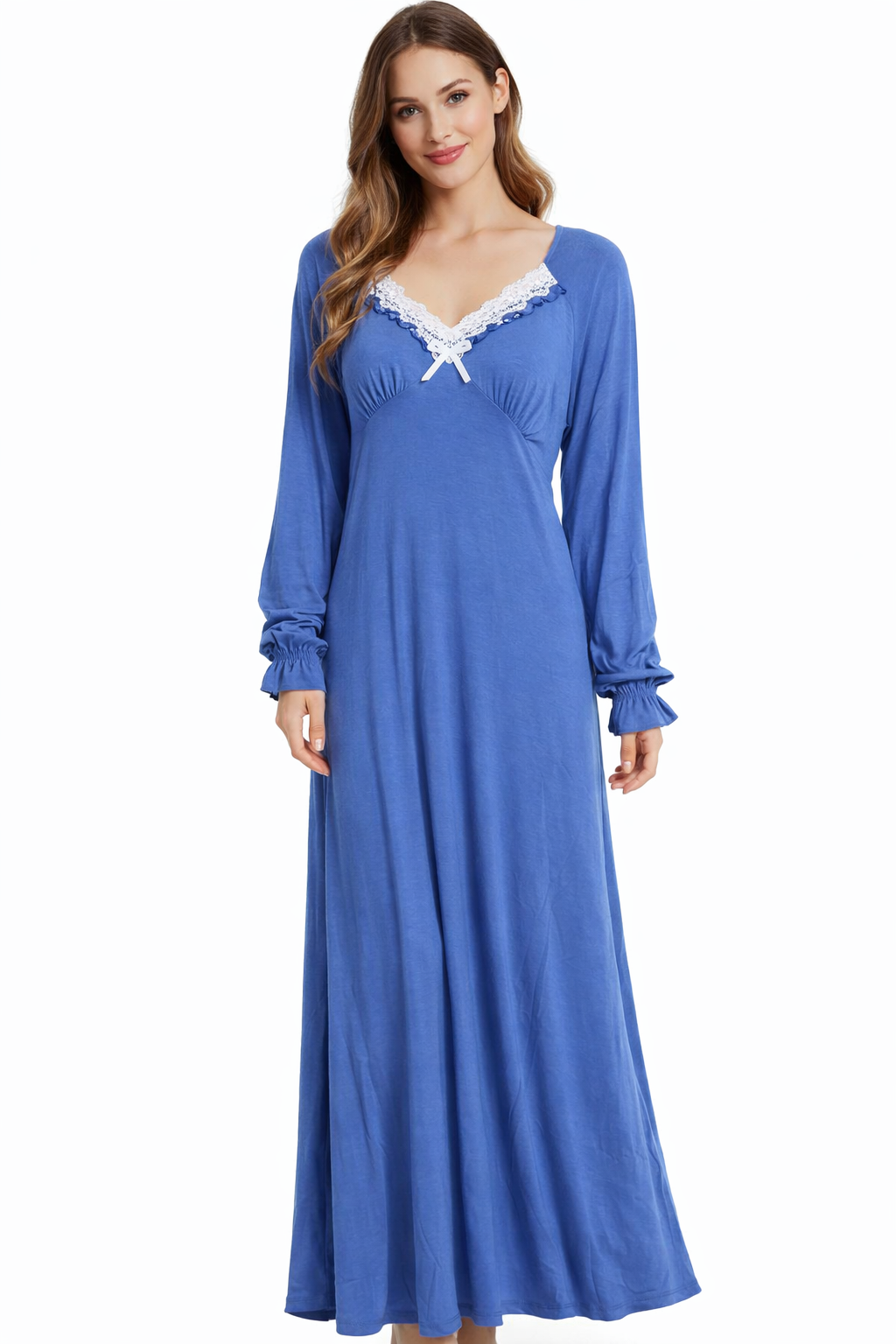 فستان قطن لايكرا