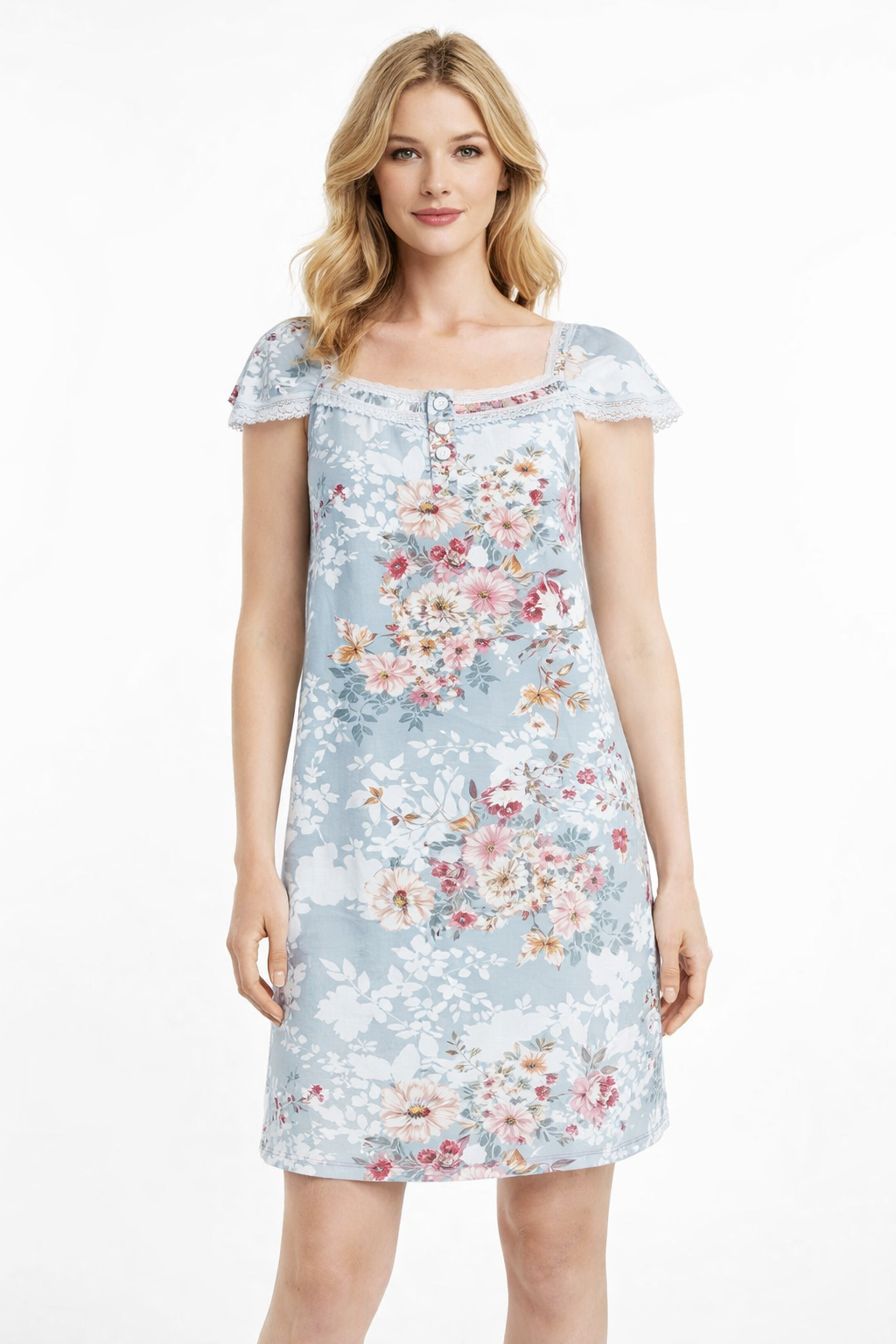 فستان فلورا بريز القطني