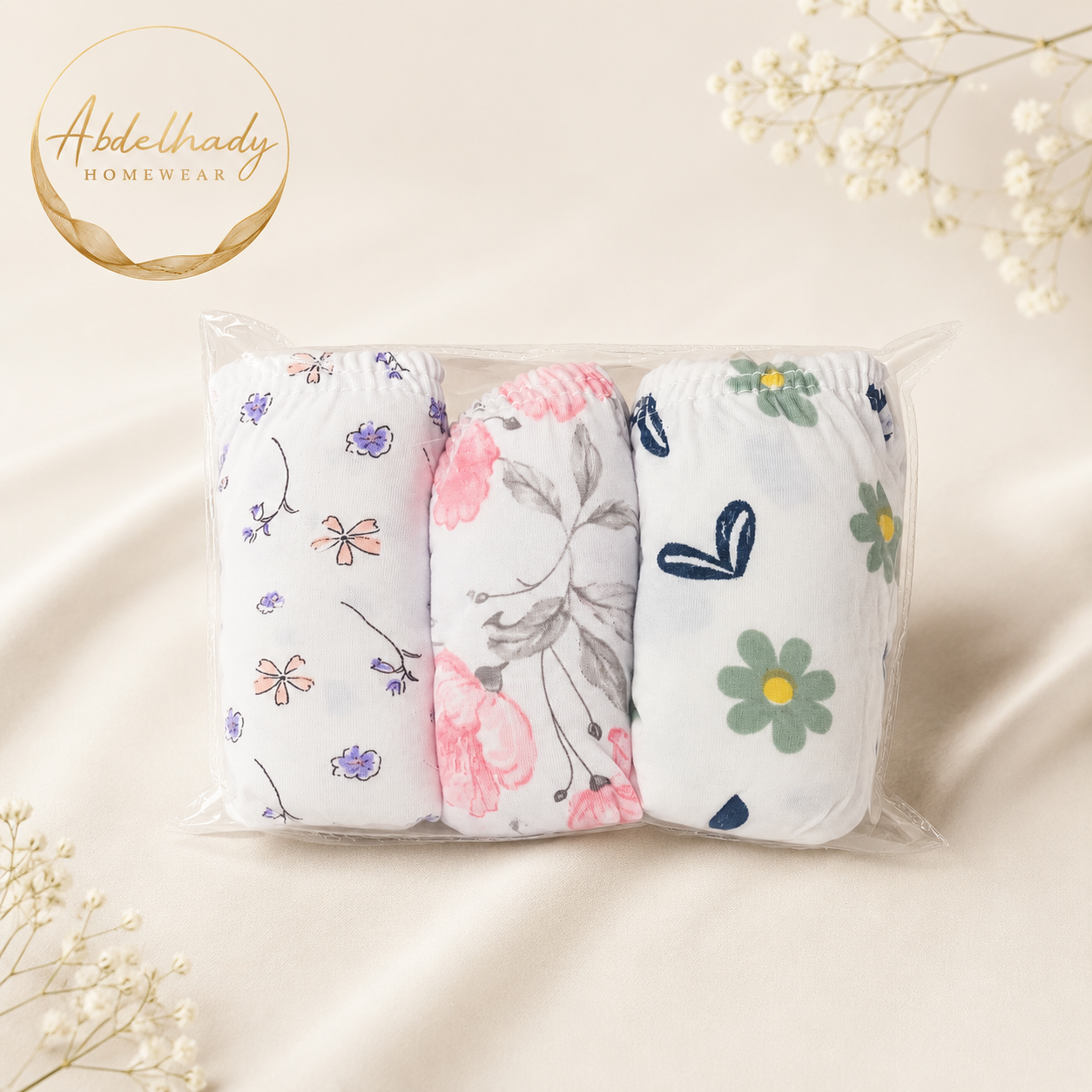 Dahab دهب Women’s Underwear 100% Pure Cotton
