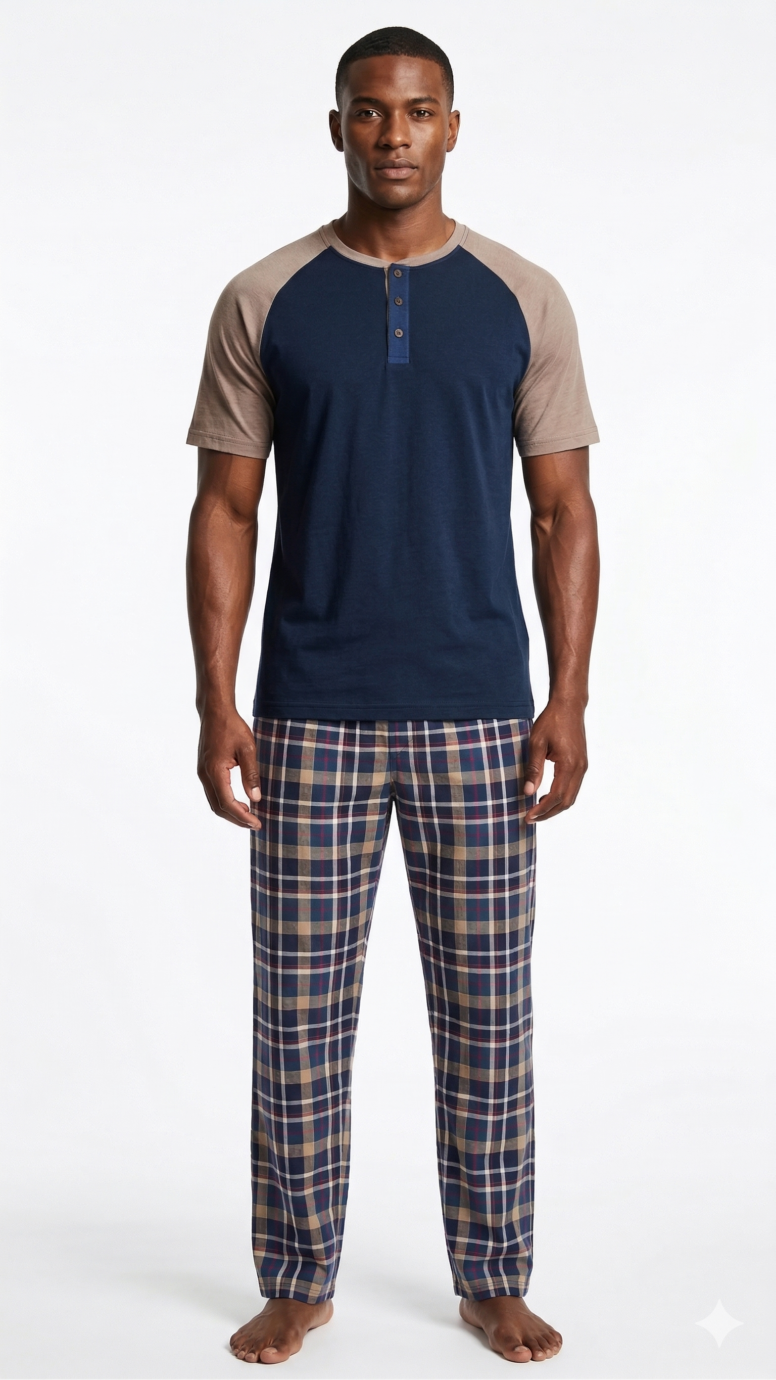 طقم بيجاما رجالي قطن