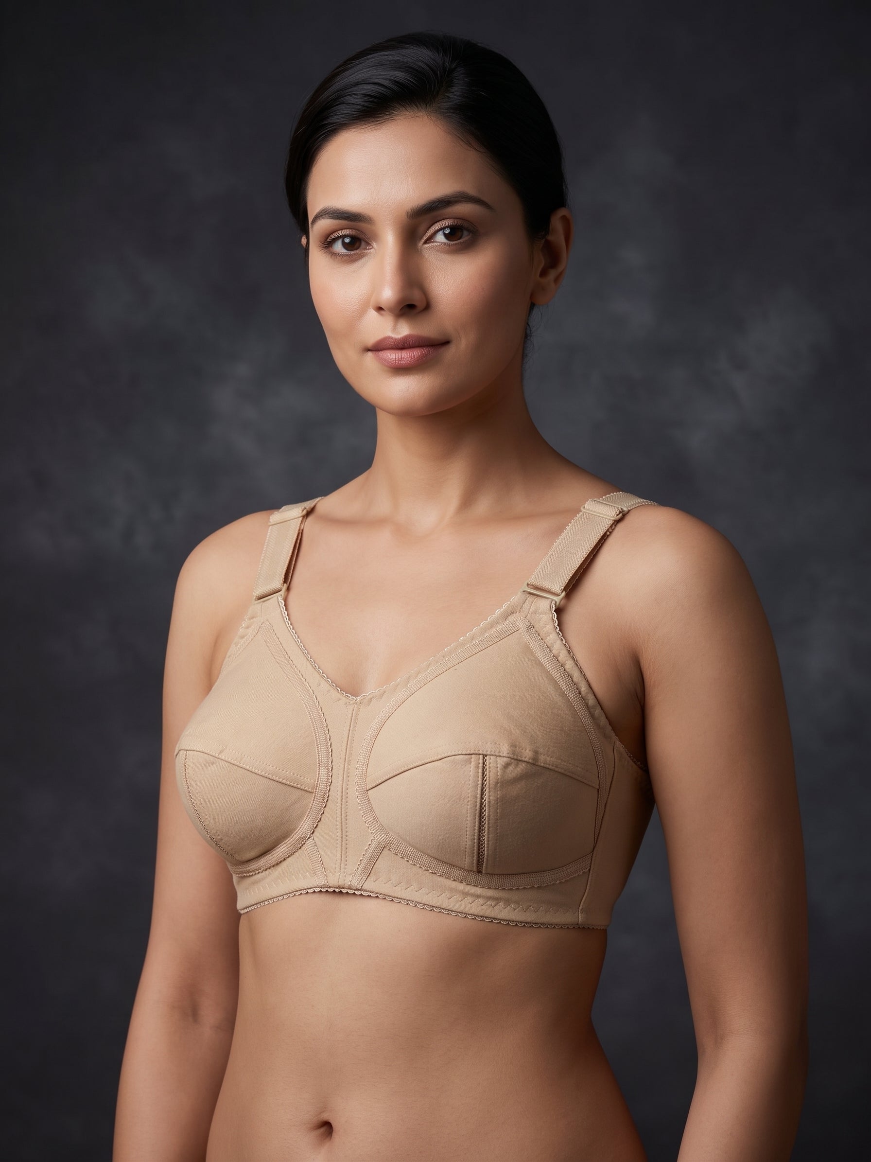Cotton Minimizer Support Bra Lasso