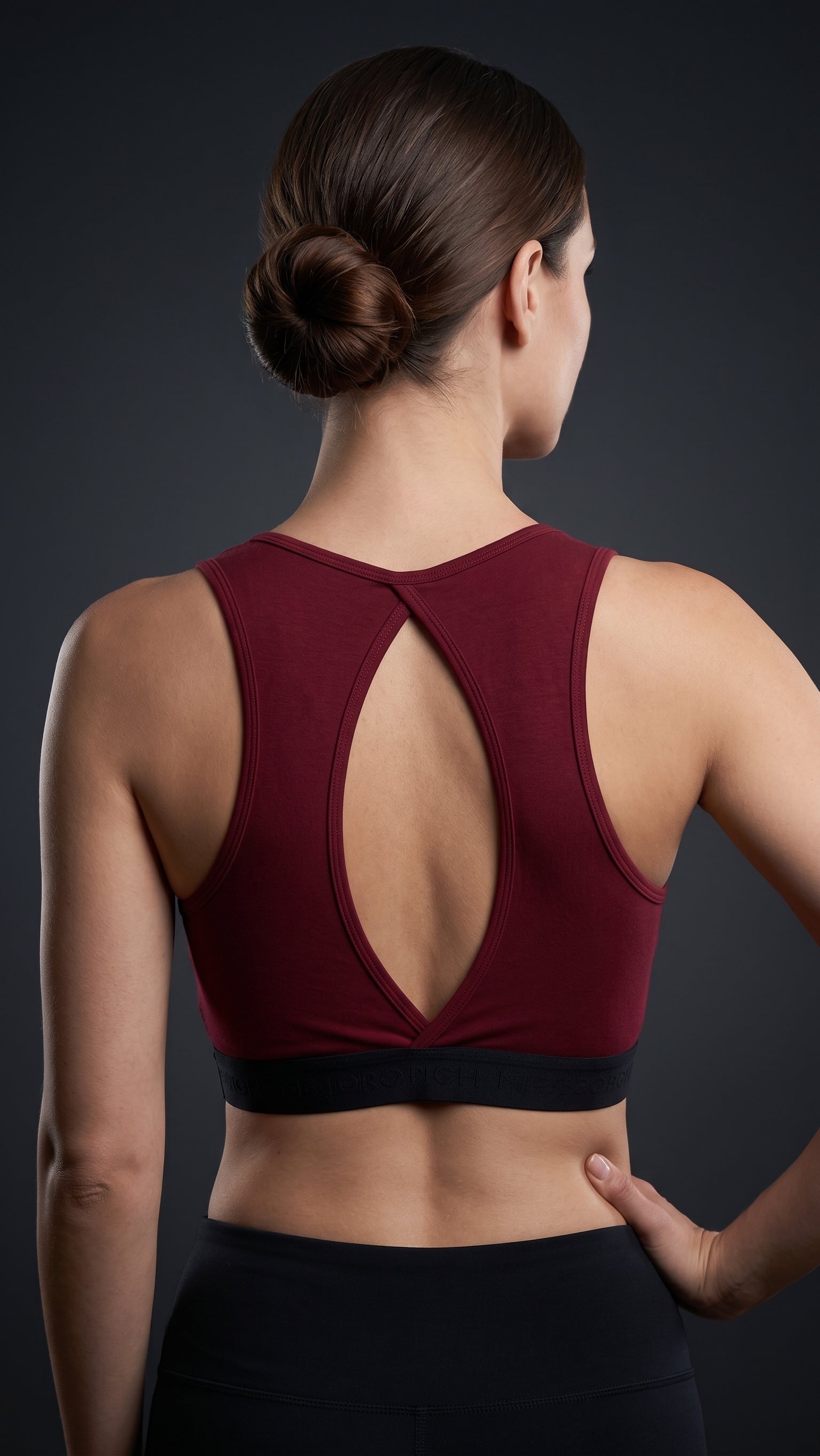 Padded Racerback Bra Support and Stability