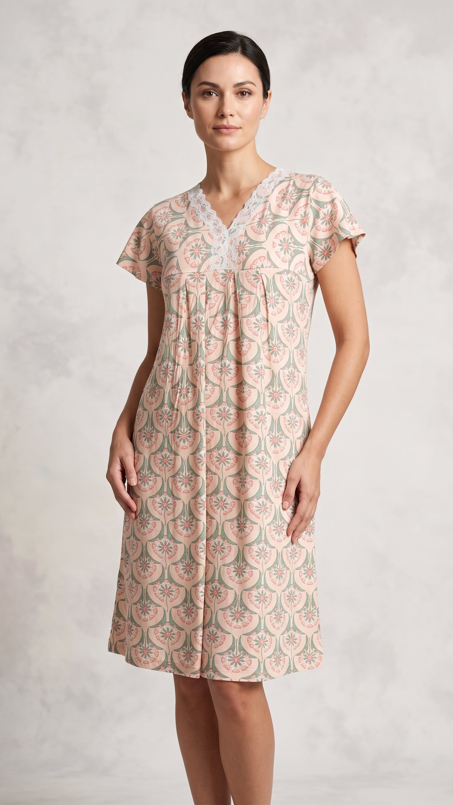 قميص نوم قطن ليكرا