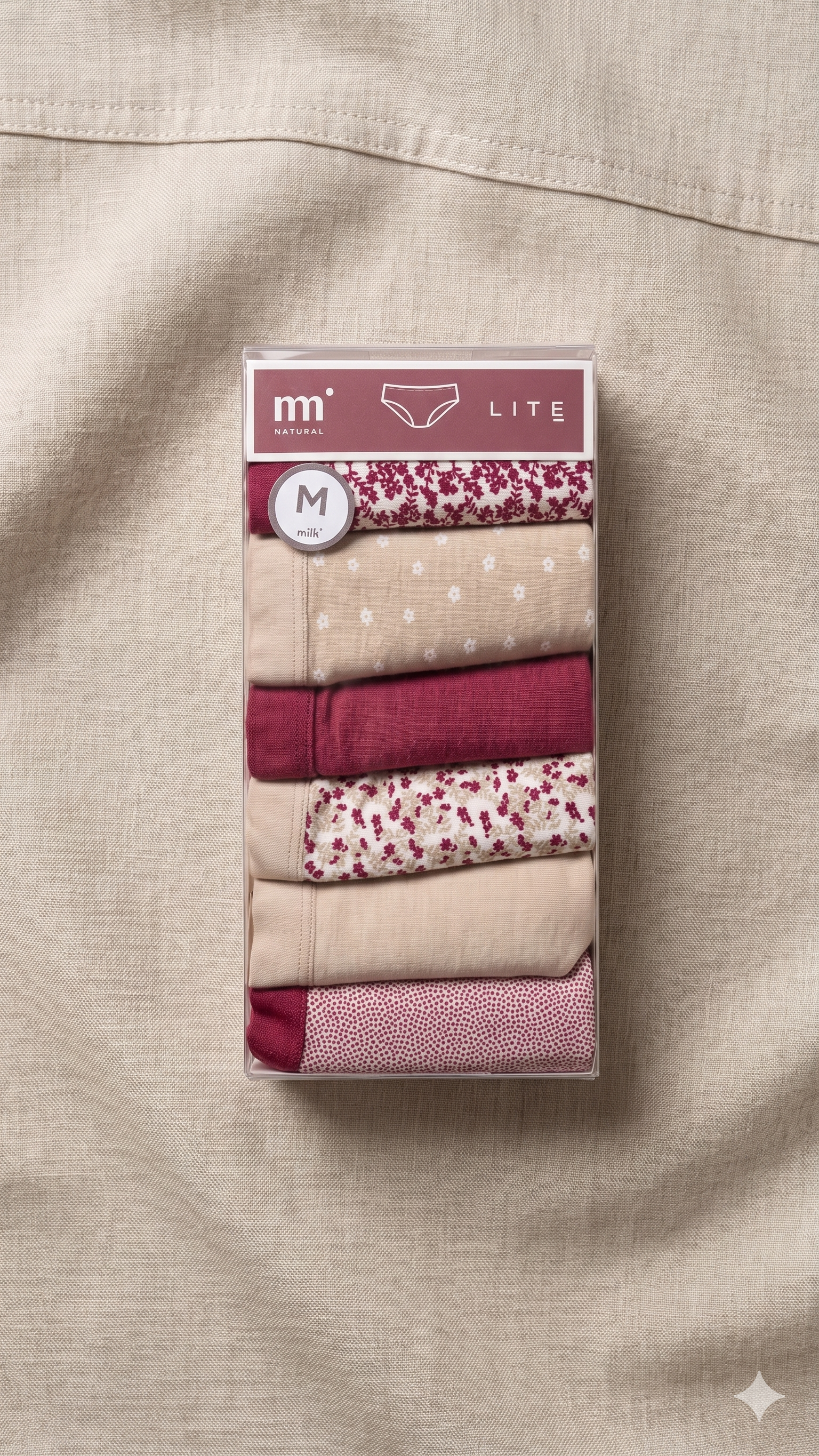 MILK LITE Brief - Pack of 6