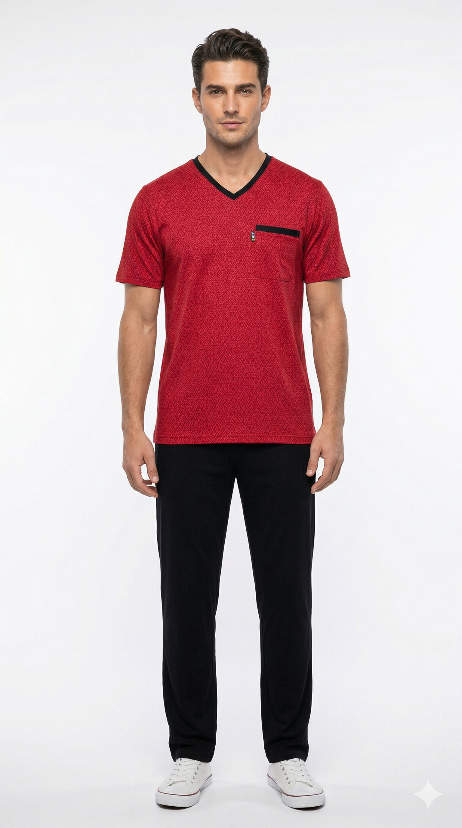 طقم بيجاما رجالي قطن