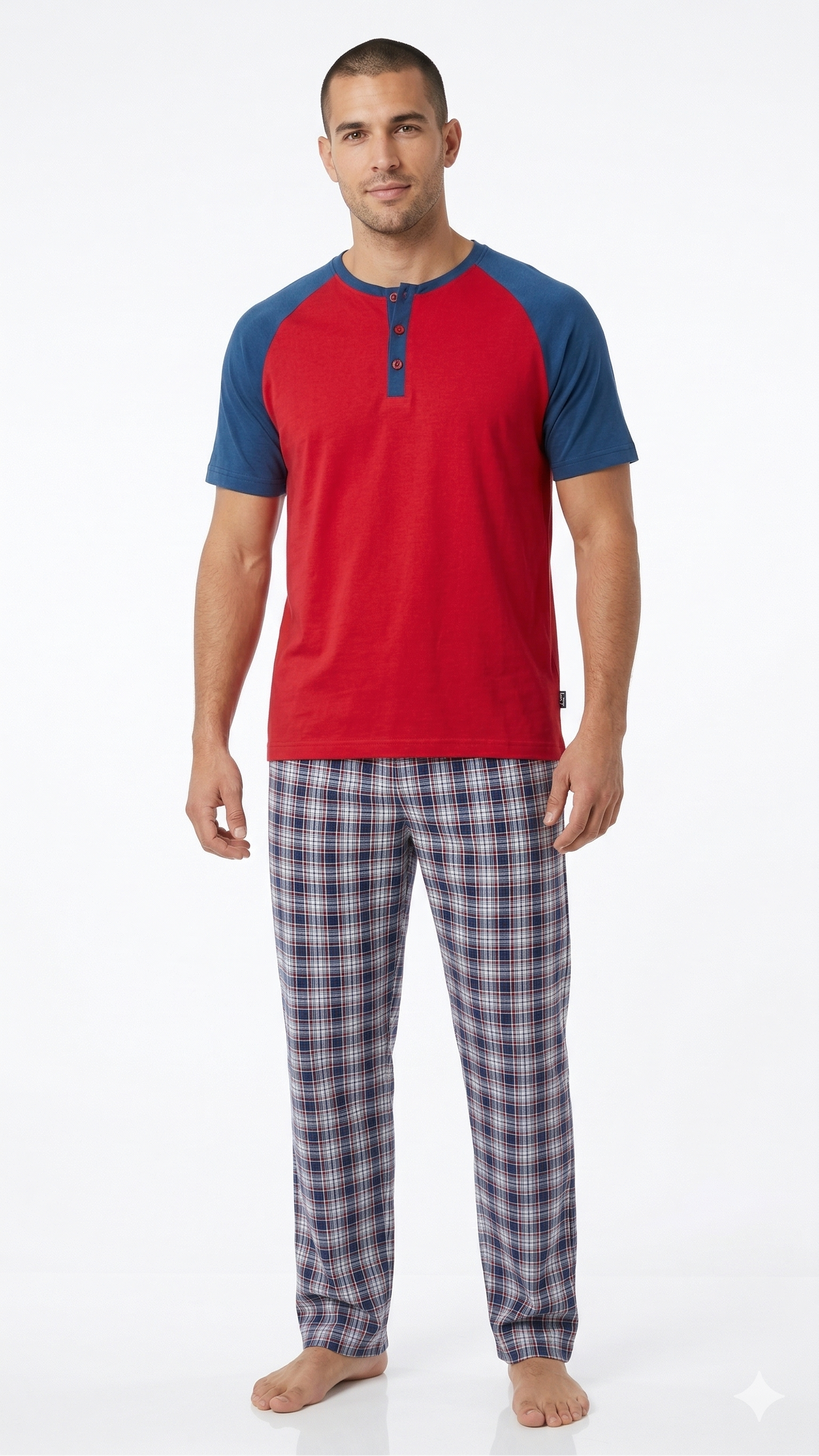 طقم بيجاما رجالي قطن