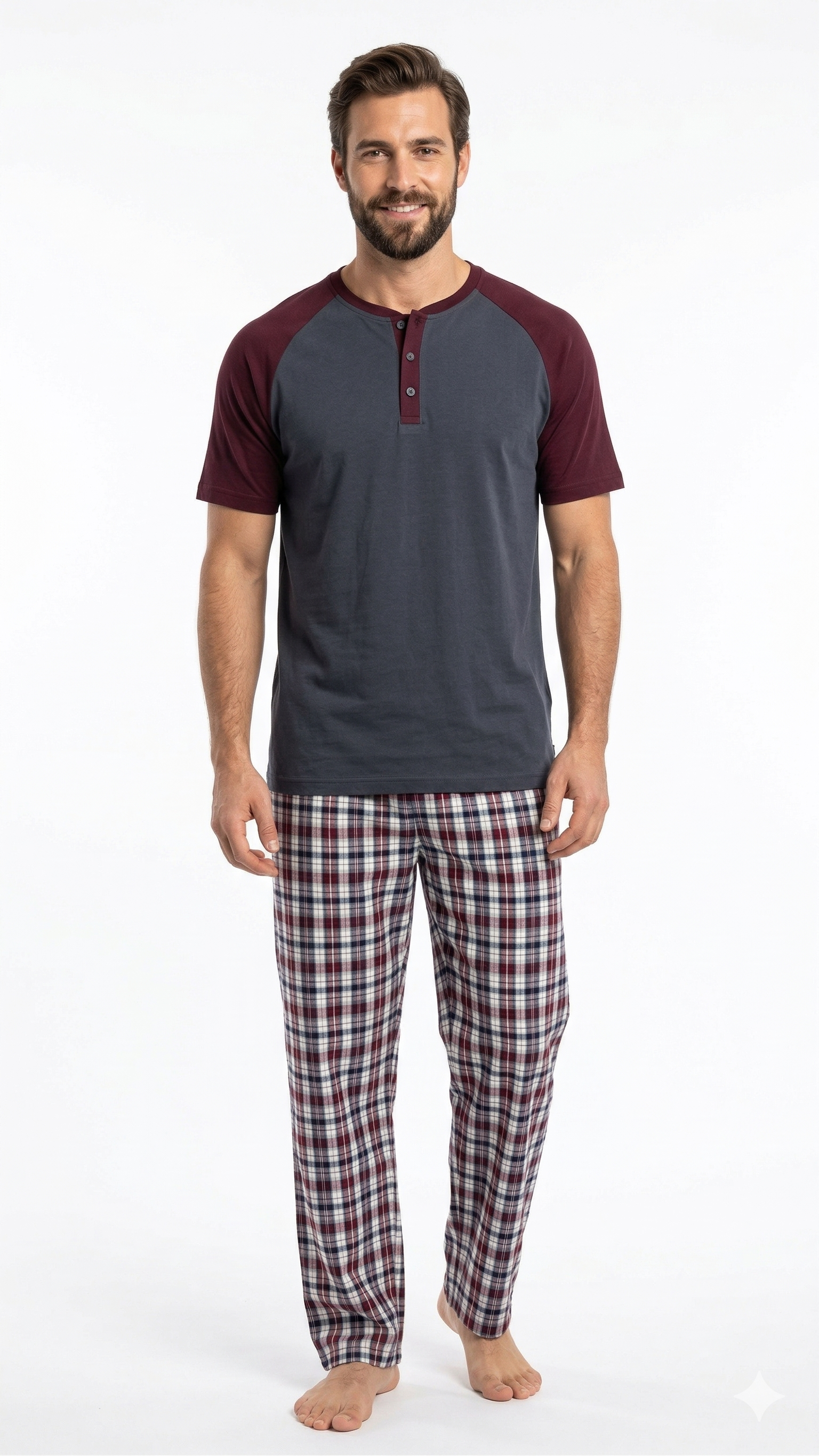 طقم بيجاما رجالي قطن