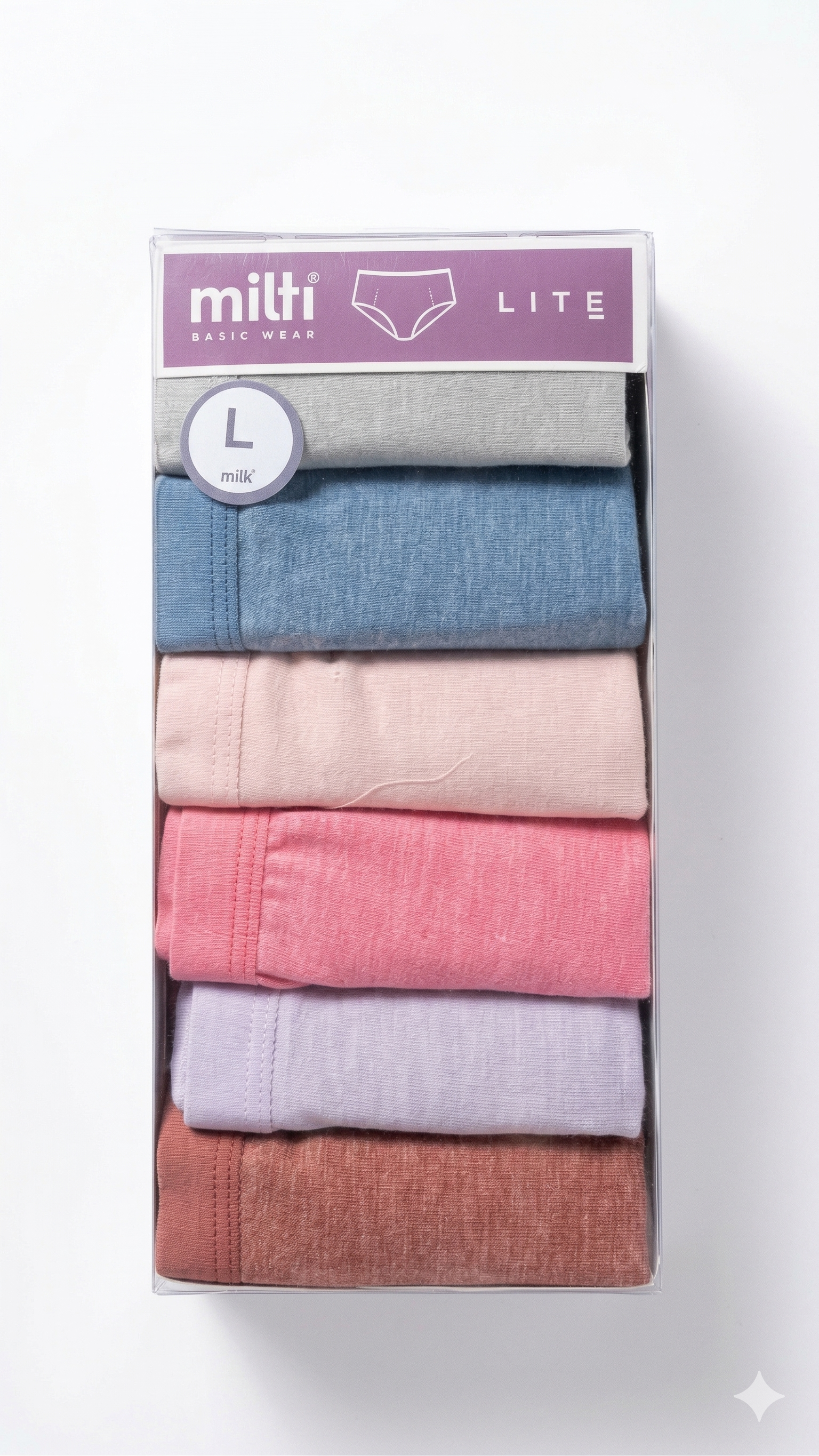 MILK LITE Brief - Pack of 6