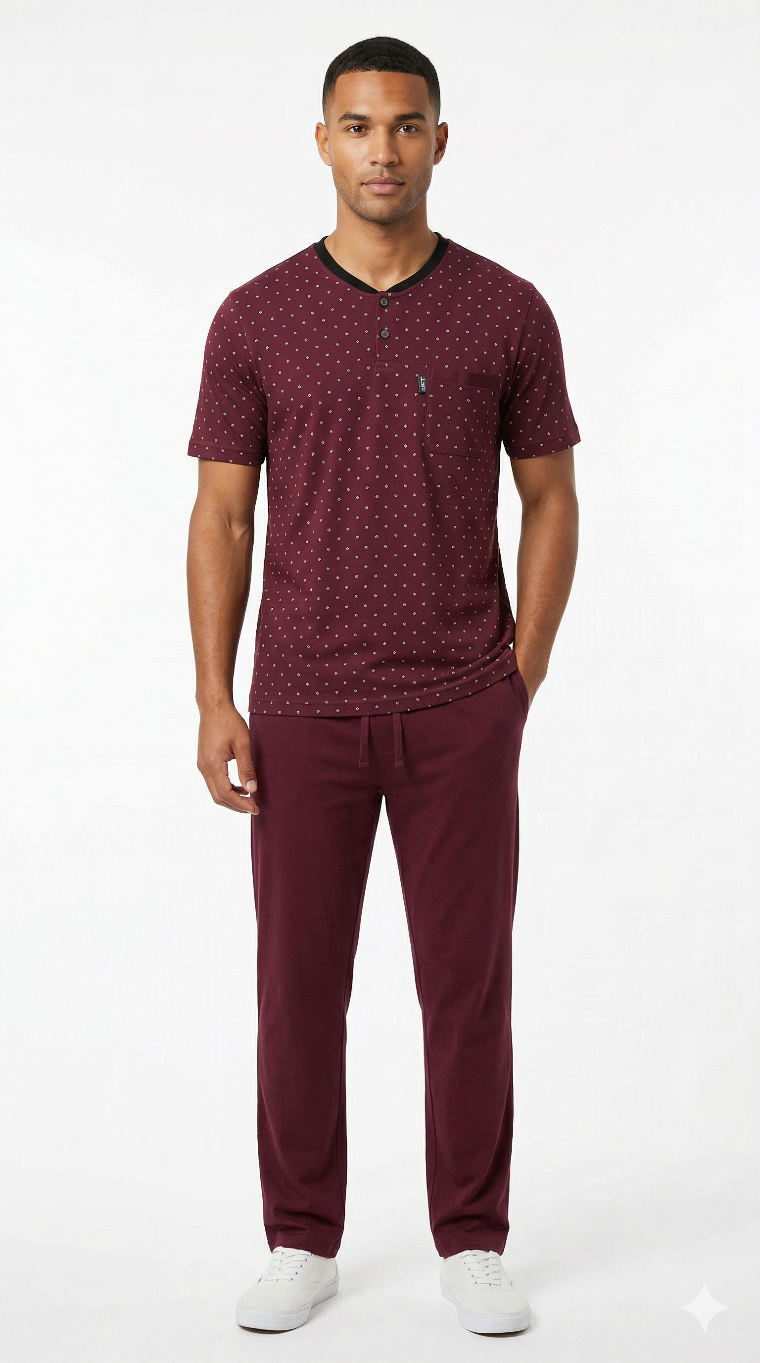 طقم بيجاما رجالي قطن