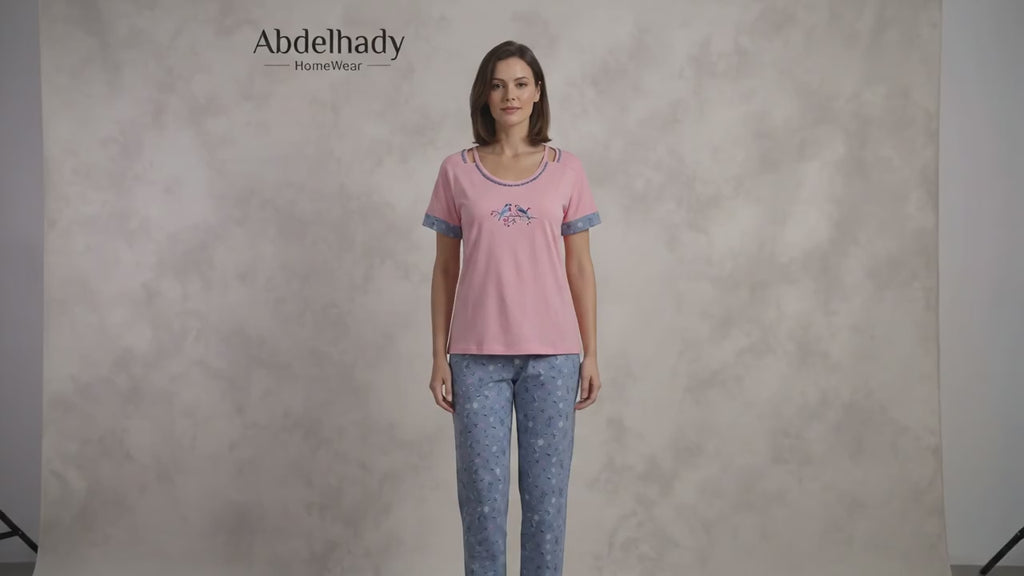 بيجامة حريمي ناعمة ومريحة للمنزل v3