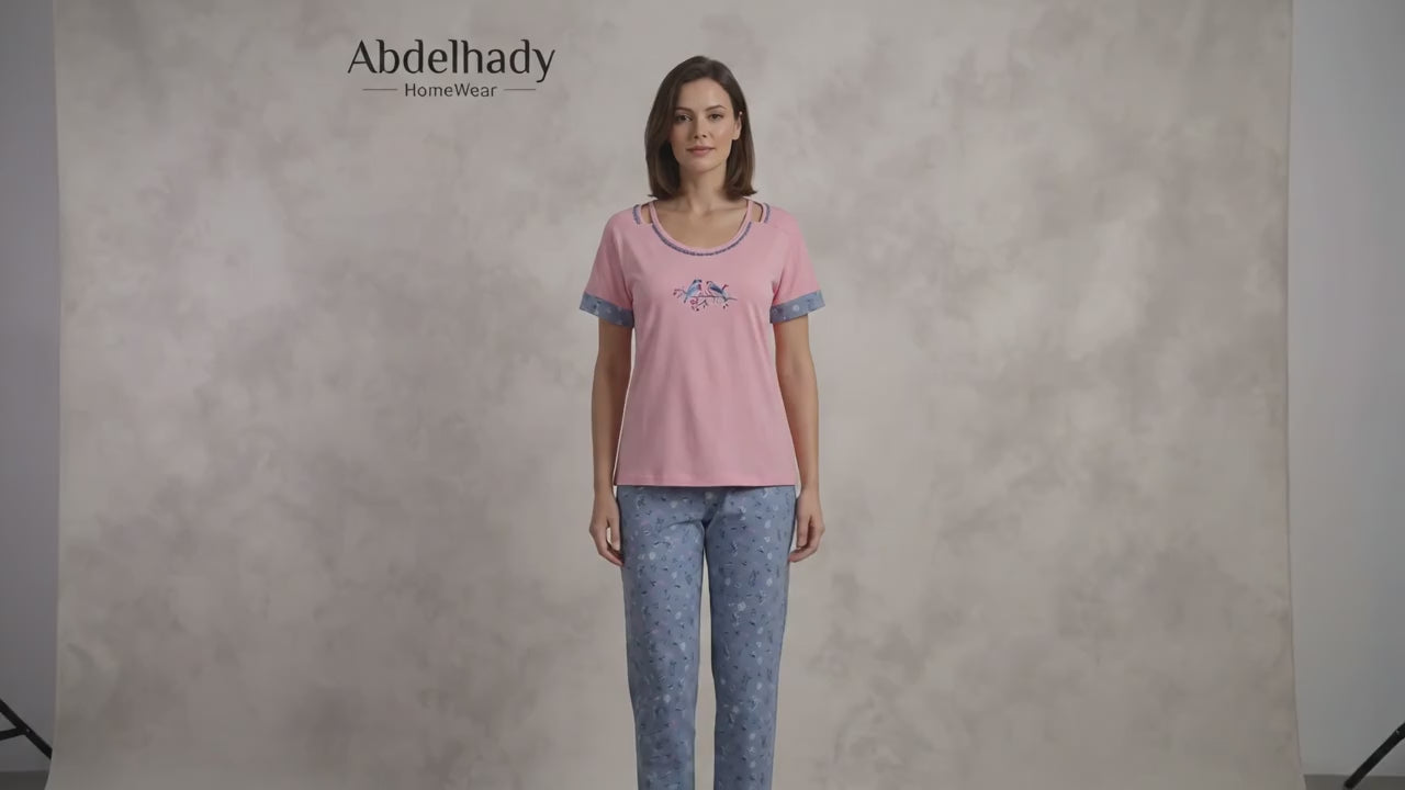 بيجامة حريمي ناعمة ومريحة للمنزل v3